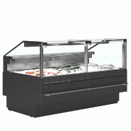 Vitrine comptoir spécial poisson 1875 mm noire -1 à +5 °C | TEFCOLD SOCA-F18790B