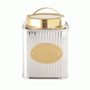 Aulica Boîte à café argentée et dorée 10x10x10cm - doré 117402 Aulica Boîte à café argentée et dorée 10x10x10cm - doré 117402
