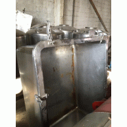 Baignoire en acier inoxydable 600 litres d'occasion - référence : c4545