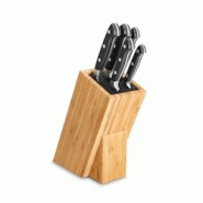 Bloc en bois de 5 couteaux forgé Georges noir - Autre Inox Tarrerias Bonjean - noir inox 3118220037595 Bloc en bois de 5 couteaux forgé Georges noir - Autre Inox Tarrerias Bonjean - noir inox 3118220037595