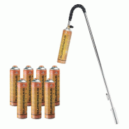 Désherbeur thermique brule herbes + 8 Cartouches de gaz 330g Chalumeau à gaz polyvalent Mauvaises Herbes, Allume Barbecue KEMPER - gris 3701599338969