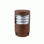 Gea Luce Ges2371 Borne Led Orientable 180° Cct 3000K/4000K/5000K Ip65 Aluminium Marron Traitement C4 - Gealuce - marron GES2371