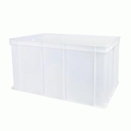 GILAC Bac renforcé empilable 600 x 400 mm - 32 L, 42L, 64L - blanc - 64 L - Blanc G186420 - blanc 3573678699922 GILAC Bac renforcé empilable 600 x 400 mm - 32 L, 42L, 64L - blanc - 64 L - Blanc G186420 - blanc 3573678699922