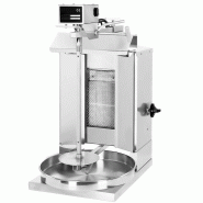 Grill Döner kebab gaz 1 brûleur max 5 kg - moteur en haut