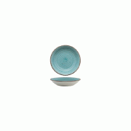 GÜRAL Porselen 6 x assiettes creuses AVANOS AZUR - 20cm - Gürsal Porelaine - bleu porcelaine 607021