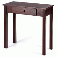 Helloshop26 - Table console multifonctionnelle 71 x 30 x 71 cm avec tiroir pratique et design rétro en MDF marron 20_0018136 - marron Bois manufactur
