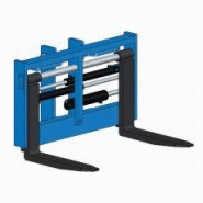 Positionneur à déplacement latéral constant (3 vérins) fourches incluses