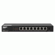 QNAP QSW-1108-8T commutateur réseau Non-géré 2.5G Ethernet (100/1000/2500) Noir