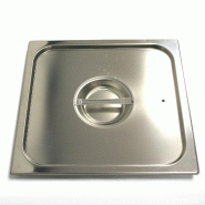 Sammic Couvercle à joint hermétique pour bacs Gastronorm 2/3 en acier inoxydable 18/10 pour usage professionnel en cuisine | Maxima - inox 9252360