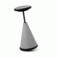 Tabouret assis-debout "GIROFLEX" - Assise capitonnée