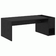 VidaXL Table basse Chêne noir 101,5 x 50 x 37 cm Bois d'ingénierie Modèle Helios Riviera - 891193