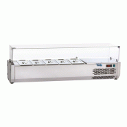 Vitrine réfrigérée pour tables à pizza 5 GN1/3 SOFRACOLD Sofraca
