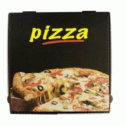 100 boites cartons à pizza Black Box - BTPIZNR-ER05/BBX_0
