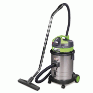 Aspirateur industriel à sec - classe M - pour poussières dangereuses et fines - cuve en acier inoxydable de 33 litres 1 moteur 1 kW 230 V Cleancraft DRYCAT 133 IRSC M-CL