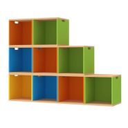 Biblio Cube - Cube de rangement à assembler - Réf. R.BC - Dimensions 400x400x400mm