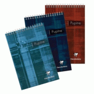 Clairefontaine Lot de 5 Bloc Metric Pupitre format 145x210, 80 feuilles 90 g/m² reliure intégrale, ligné 8mm - 3329680866605
