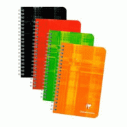 Clairefontaine Lot de 5 Carnet Metric 11x17, 180p./90 feuilles 90 g/m² reliure intégrale, ligné 7mm - 3329680860603