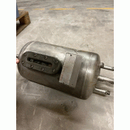 Cuve de chaudière en inox 12 litres d'occasion - référence : c8372 Cuve de chaudière en inox 12 litres d'occasion - référence : c8372