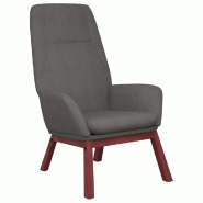 Décoshop26 - Fauteuil lounge chaise de canapé design moderne en tissu gris clair DEC026669 - gris 3000255945856