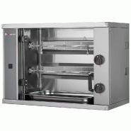Diamond - Rôtissoire à poulets gaz, 2 broches (6 poulets) SMALL - réf. WR-RVGS-G2 - inox AKS-WR-RVGS-G2