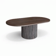 Now's Home - Table Basse En Bois De Noyer 110cm - 3256390251592 Now's Home - Table Basse En Bois De Noyer 110cm - 3256390251592