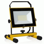 Projecteur spot LED SMD portable 20W 1800Lm 6500K Extérieur/Intérieur IP65 ASLO - jaune 5604612708511 Projecteur spot LED SMD portable 20W 1800Lm 6500K Extérieur/Intérieur IP65 ASLO - jaune 5604612708511