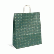 Sac Tartan kraft brun poignées torsadées 35+14x41cm par 250 - 3700481692516 Sac Tartan kraft brun poignées torsadées 35+14x41cm par 250 - 3700481692516
