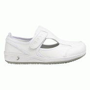 Safety Jogger - Chaussures de travail basses pour femmes ultra-confortables en lycra spécial médical CAMILLE blanc O1 Blanc Taille 38 - 38 blanc mat