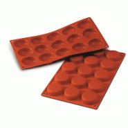Schneider - Moule en silicone, Mini Flan - rouge silicone 115223