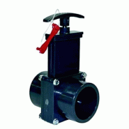 Vanne à guillotine PVC femelle à coller - Joint EPDM - PN 1 - Ø 090 mm