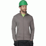 Veste en sweat pour hommes taille M gris acier 100 % CO PROMODORO Veste en sweat pour hommes taille M gris acier 100 % CO PROMODORO