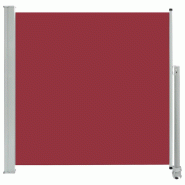 VidaXL Auvent latéral rétractable de patio 160x300 cm Rouge Modèle Calypso Prestige - rouge 48351_0