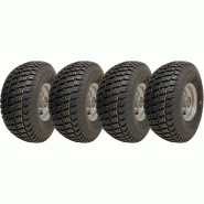 15x6.00-6 Roues de tondeuse à gazon 4ply P332 pneu sur jante 20mm roulements (lot de 4) 15x6.00-6 Roues de tondeuse à gazon 4ply P332 pneu sur jante 20mm roulements (lot de 4)