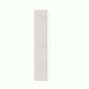 AQA Design Colonne de salle de bain en mélamine, IGEA, pierre de la Havane, L.25 P.27 H.130 MPIG491-AVP - gris Bois manufacturé MPIG491-AVP