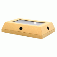 Boite carton cloche à fromage Kraft - Boite carton cloche à fromage Kraft -