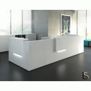 Comptoir d'accueil lumineux Tera - MDD - Blanc, 375_0