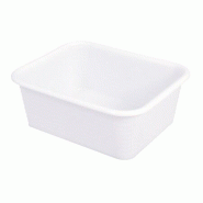 GASTROLAND Bac rectangulaire renforcé emboîtable GILAC 19 L - Blanc - blanc 3701666000294