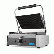 Grill contact - rainuré - plaque de gril simple - 33,5 cm | Maxima - 09300436
