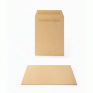 HAMELIN Boîte de 500 pochettes kraft 162x229 (C5), 90 g/m², autocollantes - 3020126592019