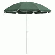 Helloshop26 - Parasol rond réglable extérieur chic jardin 161 x 161 x 193 cm en polyester vert 02_0056699 - vert polyester 3000239657232 Helloshop26 - Parasol rond réglable extérieur chic jardin 161 x 161 x 193 cm en polyester vert 02_0056699 - vert polyester 3000239657232