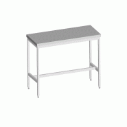ITALCONCEPT L2G Table Inox Soudee Centrale, 850 x 800 x 1600mm - 3616350013347