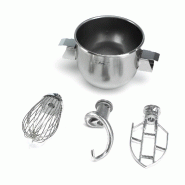 Kit de réduction 10L BM-22 pour batteur mélangeur planétaire | Inclus : cuve et 3 ustensiles pour petites productions | Sammic - multi-matériau 15