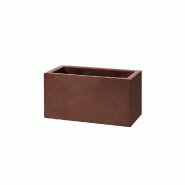 Tera Jardinière basse style muret shio cassa maxi 80l - BRONZE - bronze 8051560177994