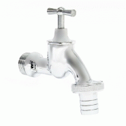 Vanne de décharge chromée 26,44 mm (g3/4″) fe raccord de tuyau 19mm (3/4″) 16_0001646