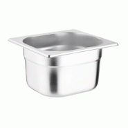 Bac Gastronorme inox GN 1/6 100mm - 176 x 100 x 162 mm - VOGUE - 0615402044516