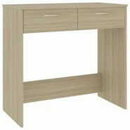 Helloshop26 - Bureau table poste de travail meuble d'ordinateur informatique étude chêne sonoma 80 x 40 x 75 cm Aggloméré brun 02_0023659 - 300021 Helloshop26 - Bureau table poste de travail meuble d'ordinateur informatique étude chêne sonoma 80 x 40 x 75 cm Aggloméré brun 02_0023659 - 300021