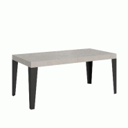 Itamoby Table Extensible 180/440X90 Cm Flame Premium Pieds Cachemire Anthracite - gris multi-matériau VE180PRFLM440-CH-AN