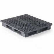 Palette  plastique 1100 X 1300, 6 semelles avec Plateau ajouré avec rebords en forme de L - CUQPB1311HR6RL Palette  plastique 1100 X 1300, 6 semelles avec Plateau ajouré avec rebords en forme de L - CUQPB1311HR6RL
