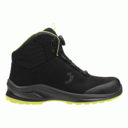 Safety Jogger - Chaussures de sécurité hautes végan avec fermeture TLS MODULO noir et jaune S3S http://carbonn.Fr/img/co/378.Jpg Taille 47 - 47 mat