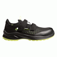 Safety Jogger - Sandales de sécurité végan ultra-respirantes MODULO noir et vert S1PS http://carbonn.Fr/img/co/378.Jpg Taille 38 - 38 matière synt